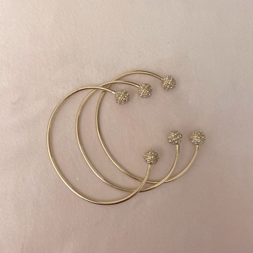 Guess 3 Bangle Bracelet Set